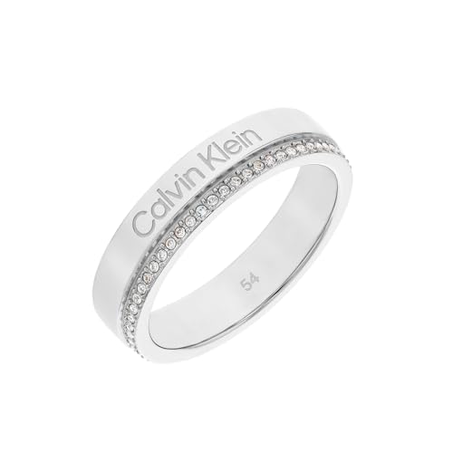 Calvin Klein Anello da donna Collezione MINIMAL LINEAR cristalli