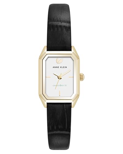 ANNE KLEIN Orologio da Donna con Cinturino in Pelle Sostenibile