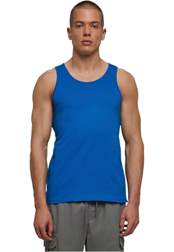 Build Your Brand Basic Tank Uomo Cobalt Blue