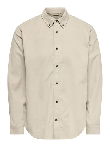 ONLY & SONS Onsmichael 18w Camicia a Maniche Lunghe Uomo
