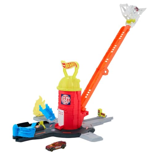 Hot Wheels City Super Caserma dei Pompieri JHL95