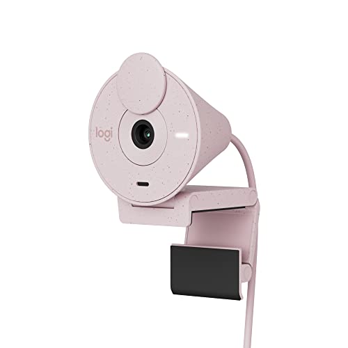 Logitech Brio 300 Webcam Full HD con Otturatore Privacy