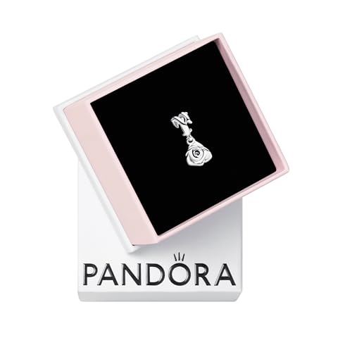 Pandora Pendente Moments con rosa in argento Sterling