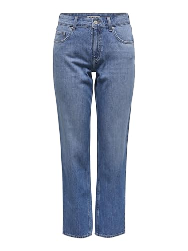 Only Jeans da Donna Dritti Media Blu Denim