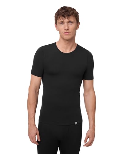 DANISH ENDURANCE Maglietta Termica Uomo Lana Merino, Maglia Termica Manica Corta, per Escursionismo e Sci