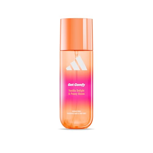 adidas Vibes Get Comfy Acqua Profumata Spray Vaniglia e Peonia