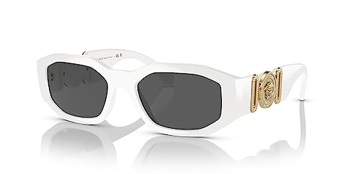 Versace 0VE4361 Occhiali da Sole, Bianco, 53