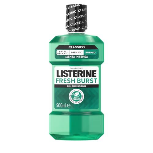 LISTERINE Fresh Burst Intenso Collutorio Menta Fresca 500 ml