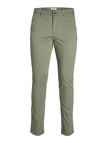 JACK & JONES Jpstmarco Jjbowie Noos Pantaloni Uomo Verde Deep Lichen Green