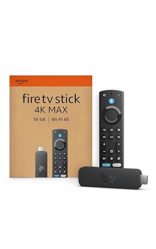Fire TV Stick 4K Max di Amazon con Wi-Fi 6E e Telecomando Vocale Alexa