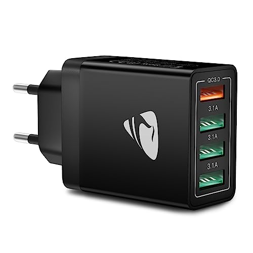 Caricatore USB da Muro 40W QC 3.0 4 Porte