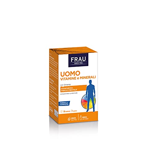 FRAU Uomo Vitamine e Minerali Integratore 30 Compresse