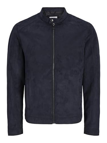 JACK & JONES Giacca in Finta Pelle Scamosciata