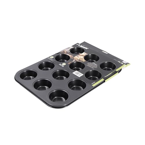 Zanetti Stampo Muffins in Carbon Steel Antiaderente