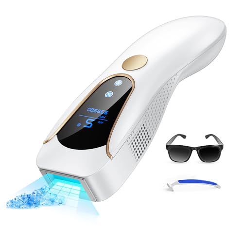 Epilatore Luce Pulsata con Funzione Ghiaccio 19,35J 9 Livelli