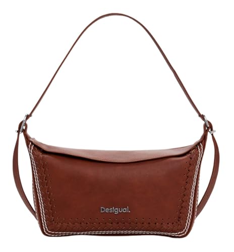 Desigual Munich Trama Shoulder Bag borsa a tracolla marrone