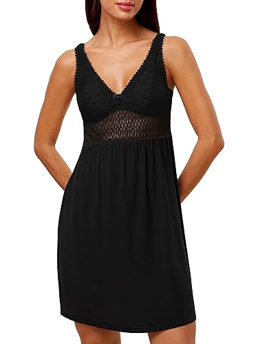 Triumph Donna Aura Spotlight NDK 01 X, Night Shirt, BLACK