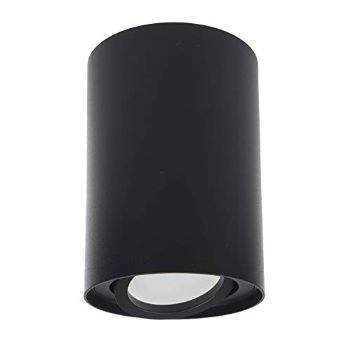 Maclean MCE 422B Plafone Orientabile LED GU10 Nero
