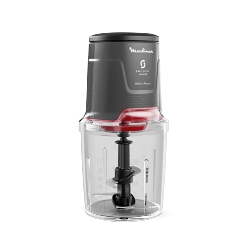 Moulinex Easy Press Tritatutto Elettrico 600W, 4 Lame Acciaio Inox, 500ml