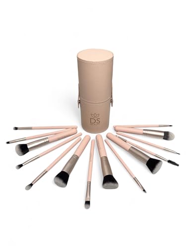 DS BEAUTY Set di 14 Pennelli Make Up Professionali