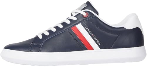 Tommy Hilfiger Uomo Sneakers con Suola Preformata Essential Leather Cupsole in Pelle