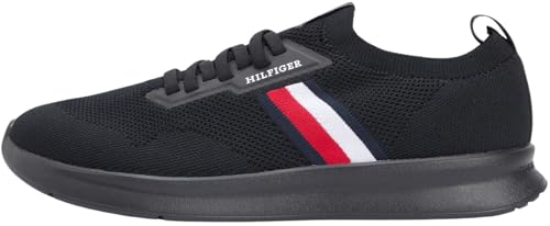 Tommy Hilfiger Sneakers Running Lightweight Knitted Profilo Basso Nero
