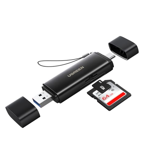 UGREEN 2 in 1 Lettore Schede SD Micro SD USB C USB A
