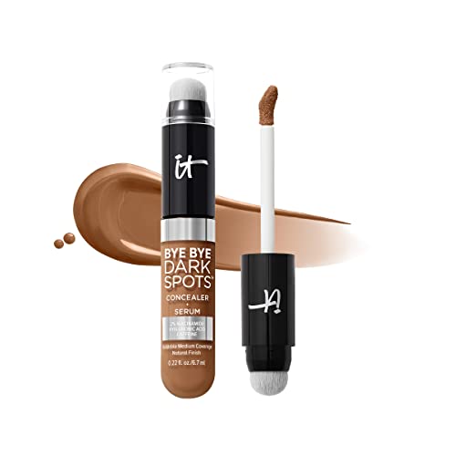 iT Cosmetics Bye Bye Dark Spots Correttore Illuminante per Occhiaie, 6.7 ml
