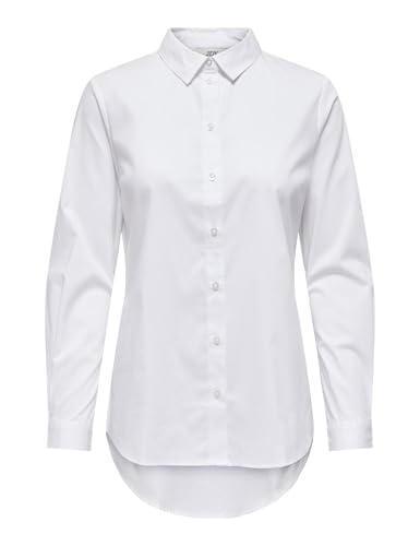 Jdy Damen Jdymio L/S Shirt Wvn Noos Bianca 44