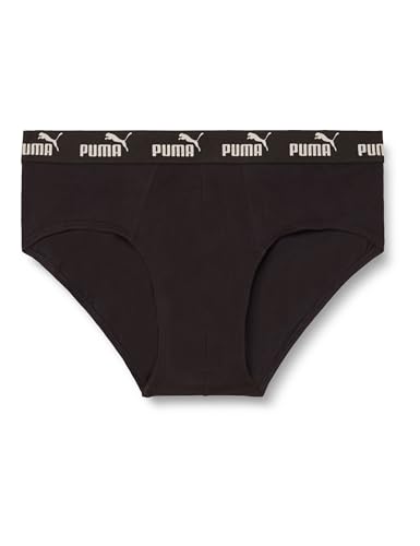 PUMA Basic Brief Slip Uomo, Confezione da 5 Pezzi, Taglia L