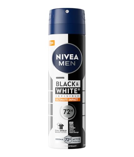NIVEA MEN Black & White Invisible Ultimate Impact Deodorante Spray 150 ml