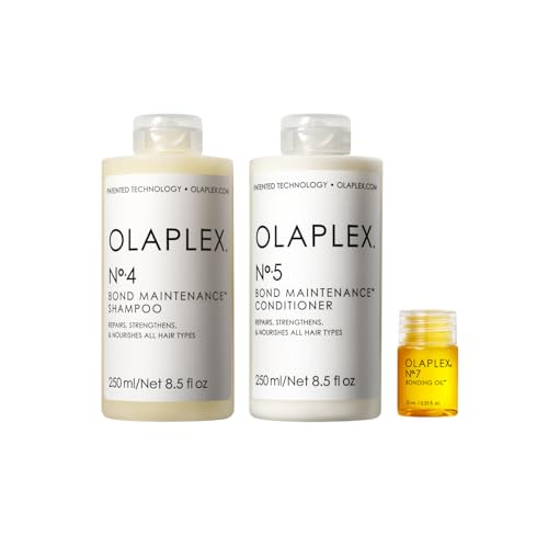 Olaplex Wash and Shine Set N.4, 5, 7 - Shampoo, balsamo e Bonding Oil