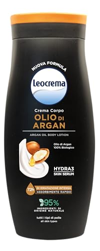 Leocrema Crema Corpo all'Olio di Argan Biologico, 250ml