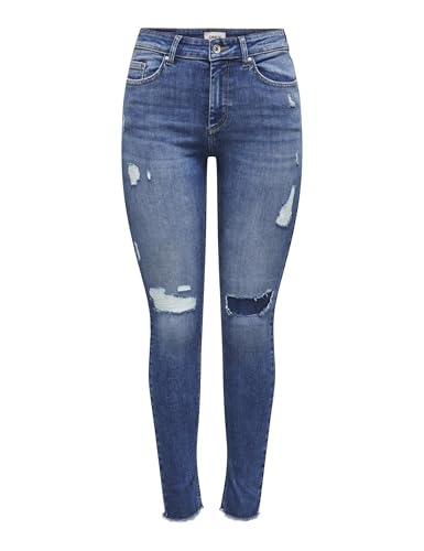 ONLY Jeans da Donna Mid SK Ank Raw