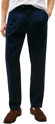 Tommy Hilfiger Pantaloni Chino Harlem Satin Relaxed Fit