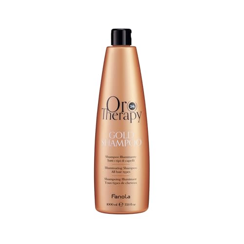 Fanola Orotherapy, Shampoo Illuminante Per Tutti I Tipi Di Capelli, 1000 ml