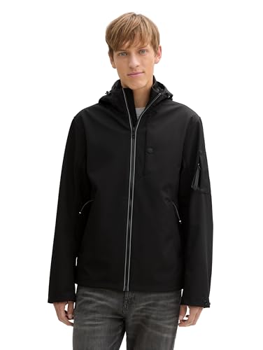 TOM TAILOR Giacca Softshell Uomo con Cappuccio