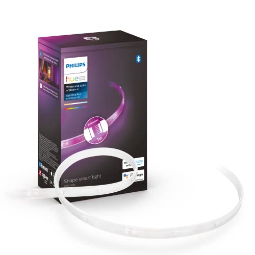 Philips Hue Striscia LED Smart, Estensione per Kit Base, 1 m