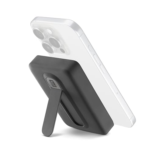 Cellularline Power Bank 5.000 mAh Qi2 15W con Stand Integrato