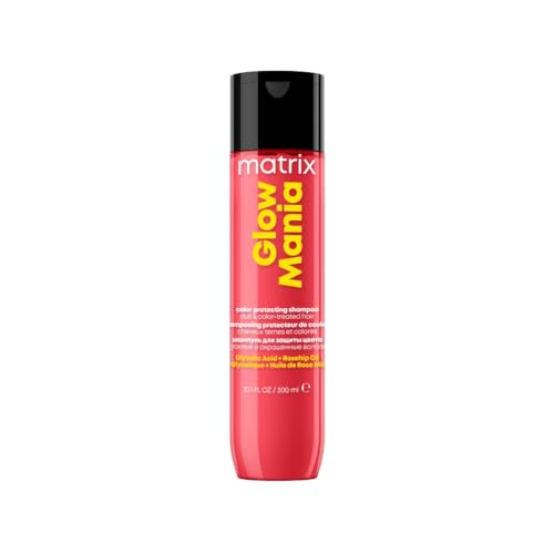 Matrix Shampoo Glow Mania Capelli Colorati Acido Glicolico Rosa Canina 300 ml