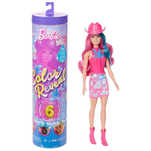 Barbie Color Reveal Country Chic bambola a sorpresa con 6 accessori