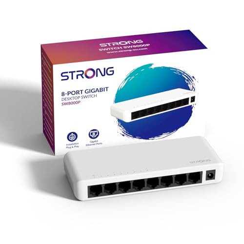STRONG SW8000P Switch 8 porte Gigabit