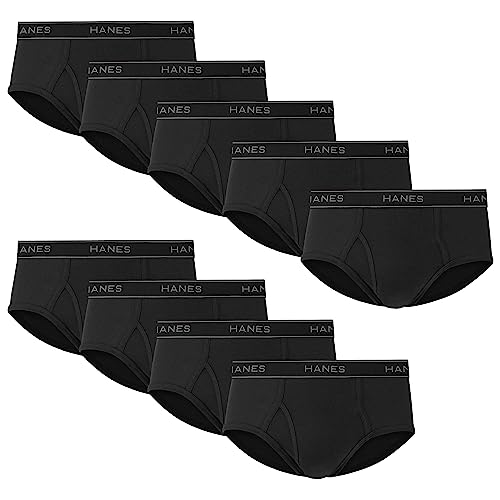 Hanes Confezione 9 Slip Uomo Vita Media Traspirante