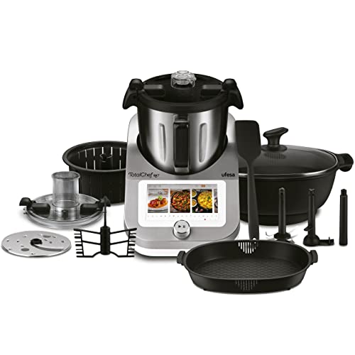 Ufesa TotalChef RK7 Robot da Cucina Multifunzione con WiFi, 30 Funzioni e Touch Screen 7"