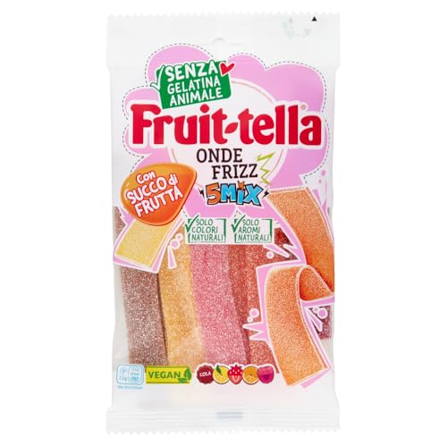 Fruittella Caramelle Gommose, Gusto con Succo di Frutta, da con