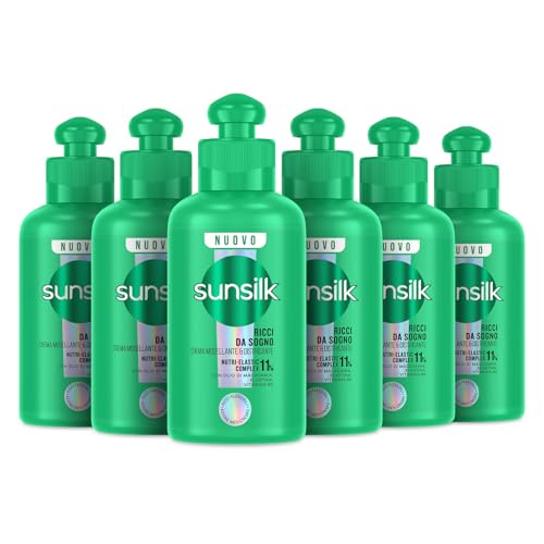 Sunsilk, Crema e Districante da Senza Risciacquo e con Olio di e Vitamina 6 Pezzi da 200 ml
