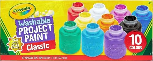 CRAYOLA Tempere Lavabili 10 da 59 mL, 10
