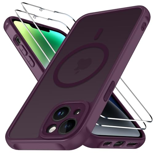 iVoler Cover Magnetica per iPhone 14, Bordeaux