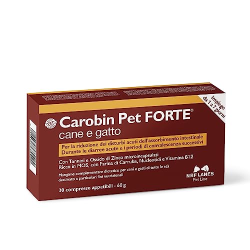 NBF Carobin Pet Forte Cane Gatto 30 Compresse