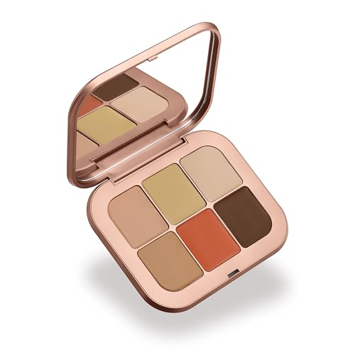 KIKO Milano Golden Oasis All Over Face Palette 02, Palette Viso Con Correttore, Fondotinta, Bronzer E Blush
